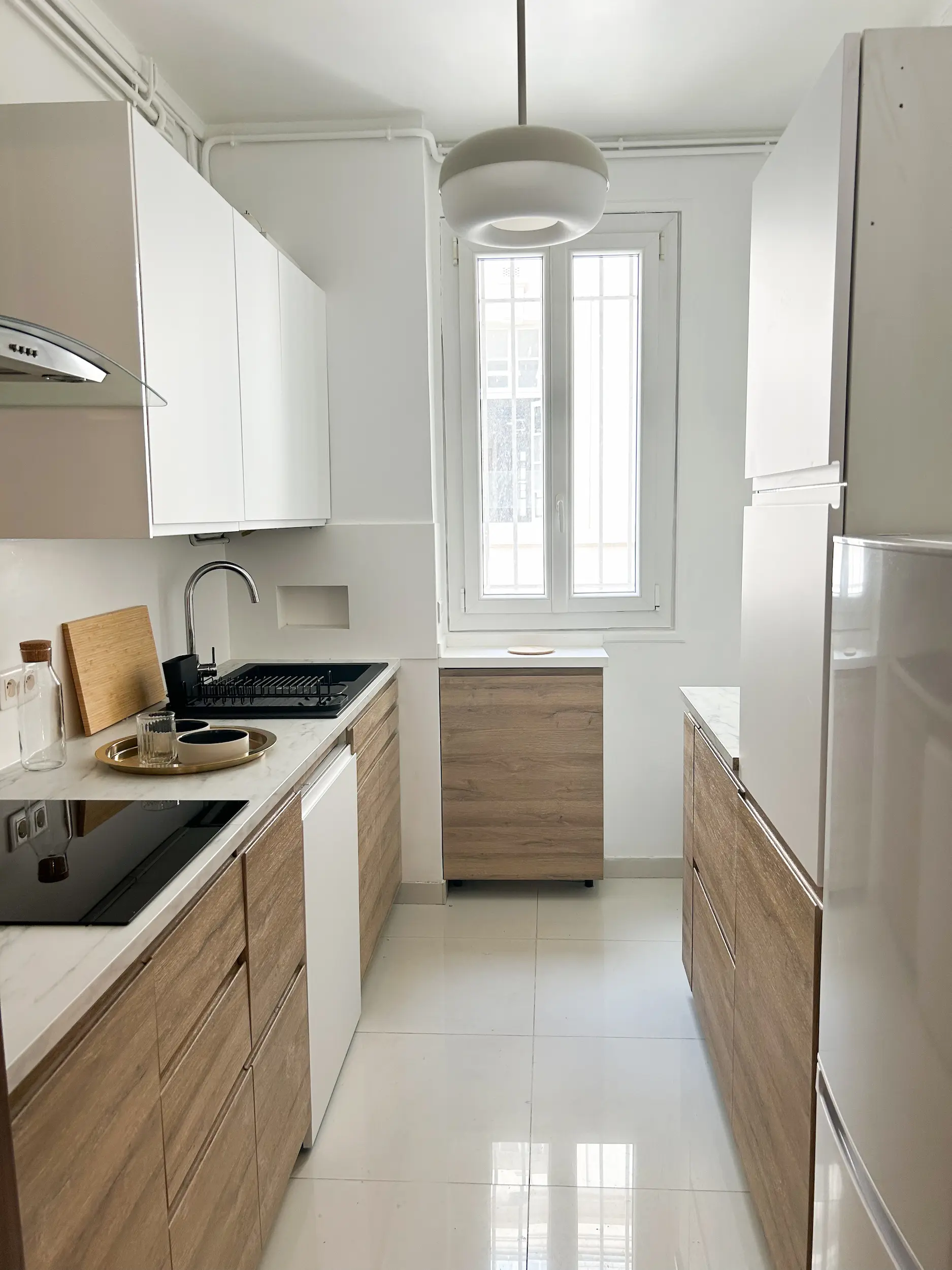 Cuisine aménagée appartement 75 m² Paris 16e, Studio LC Design