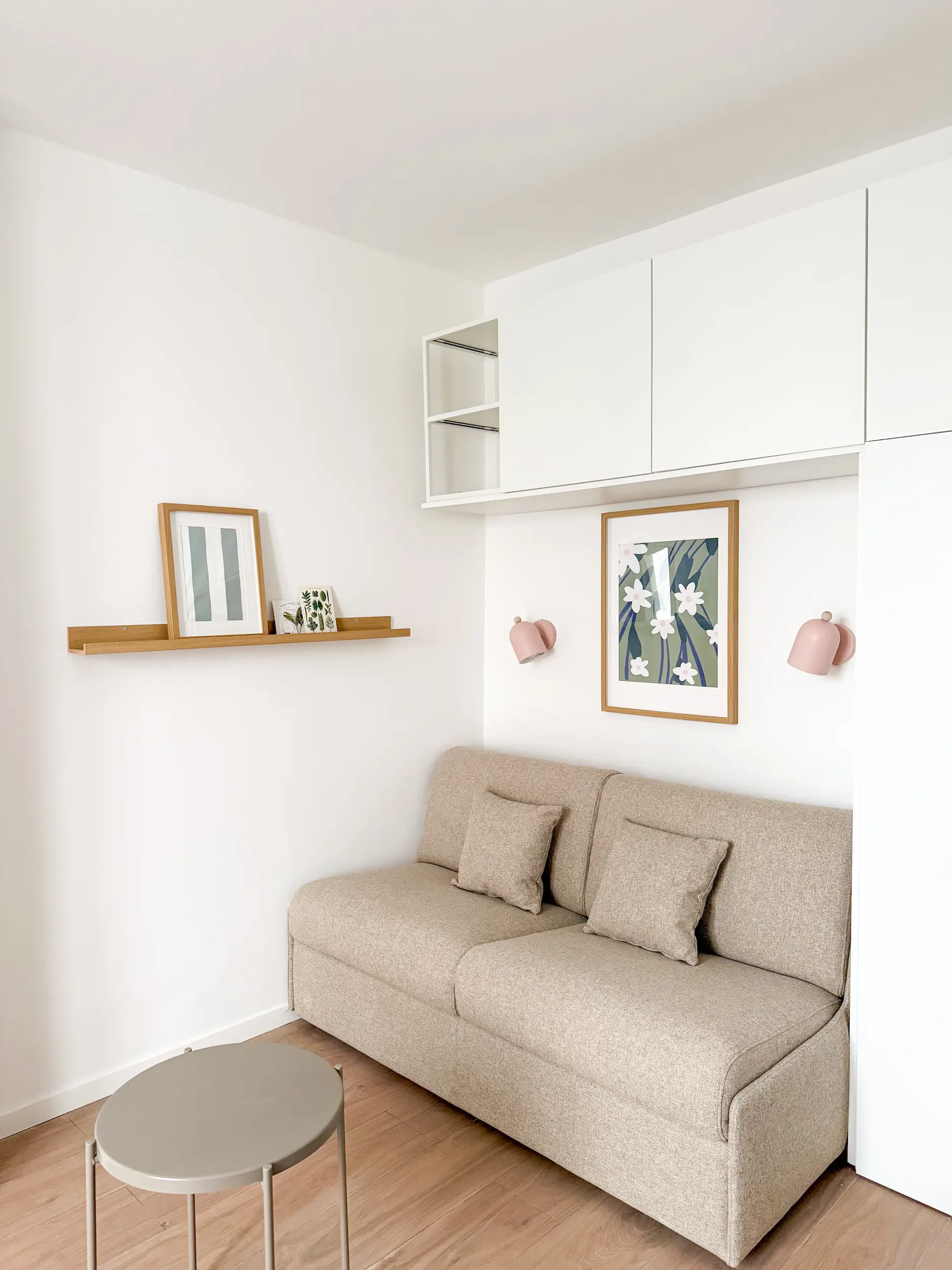 Vue d'ensemble studio 15 m² rue Lévis Paris 17e, Studio LC Design
