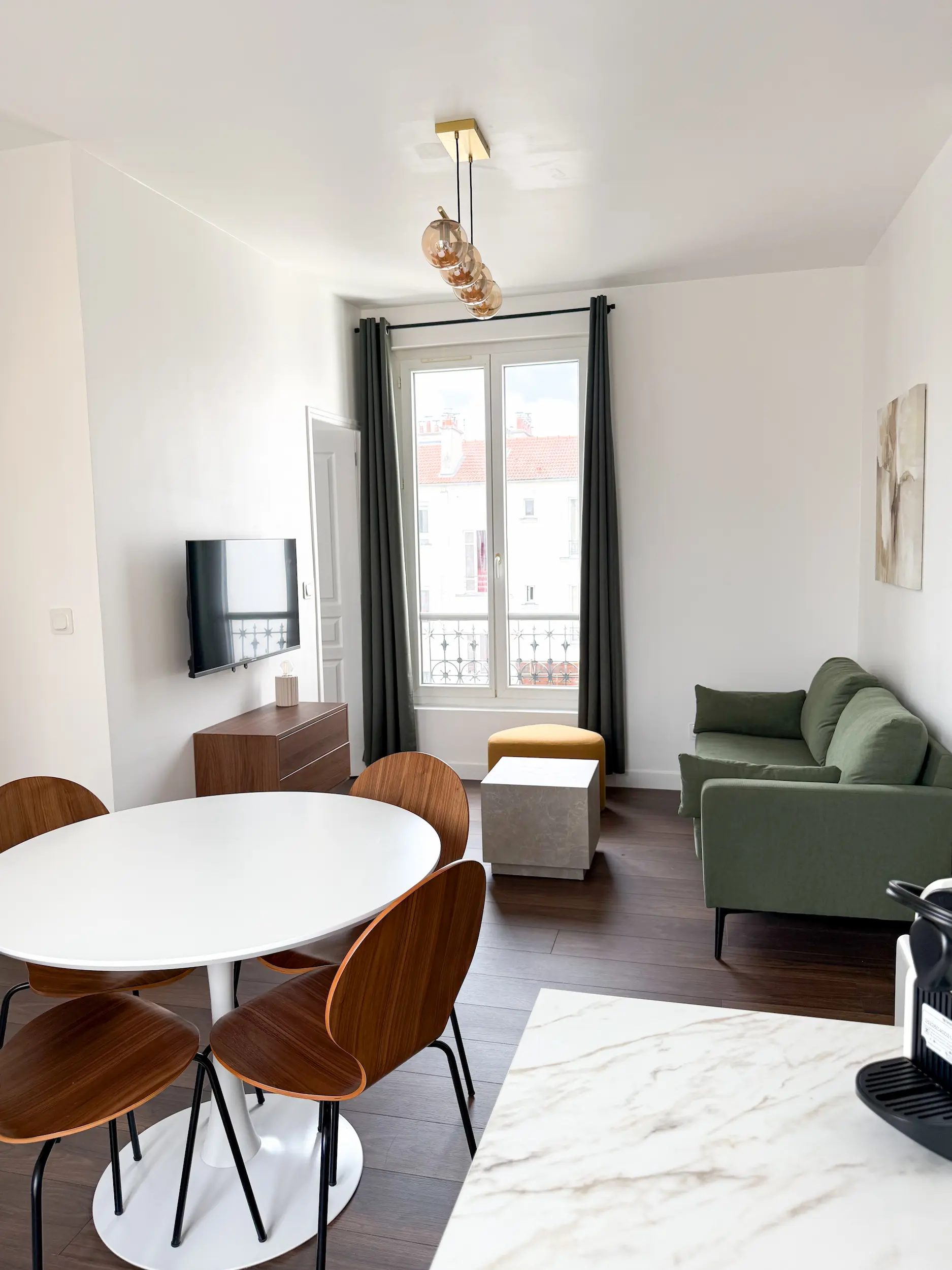 Vue d'ensemble appartement 43 m² Paris 14e, Studio LC Design