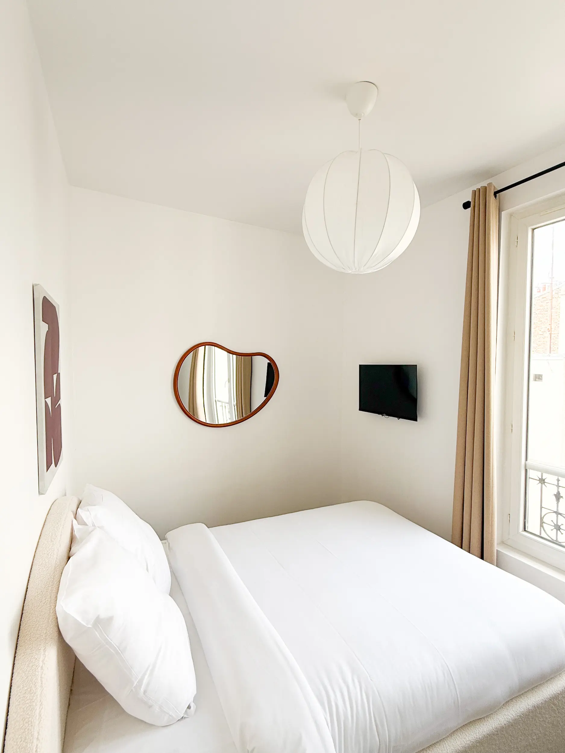 Chambre aménagement appartement Paris 14e, Studio LC Design
